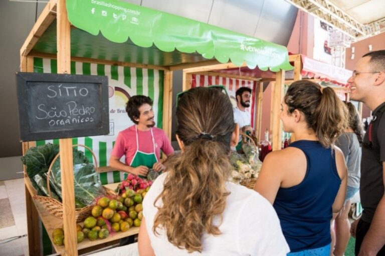 Mercadinho do Brasília faz última edição do ano, com feira orgânica, oficinas, música e muito mais
