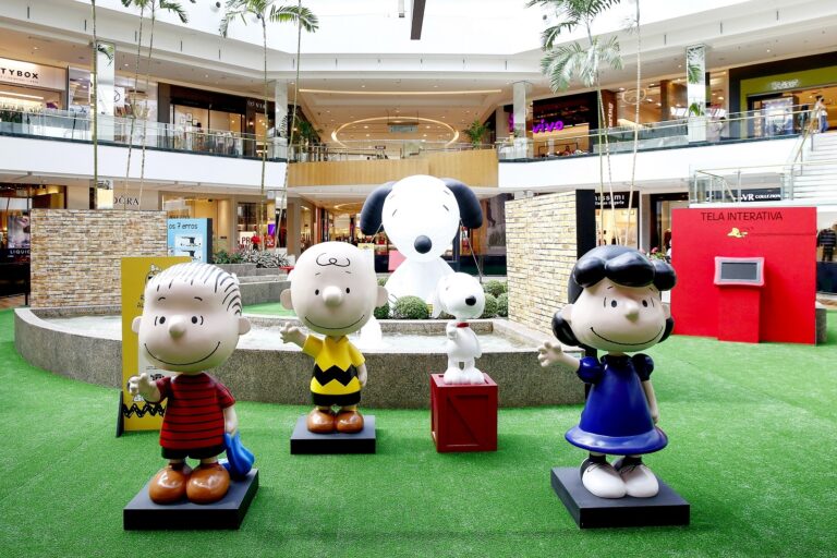 Turma do Snoopy comemora 70 anos com exposição gratuita em Brasília