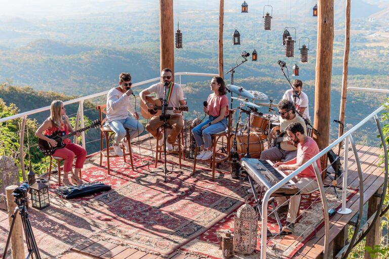 Balancéu vira palco para grupo musical de Brasília gravar projeto audiovisual inédito