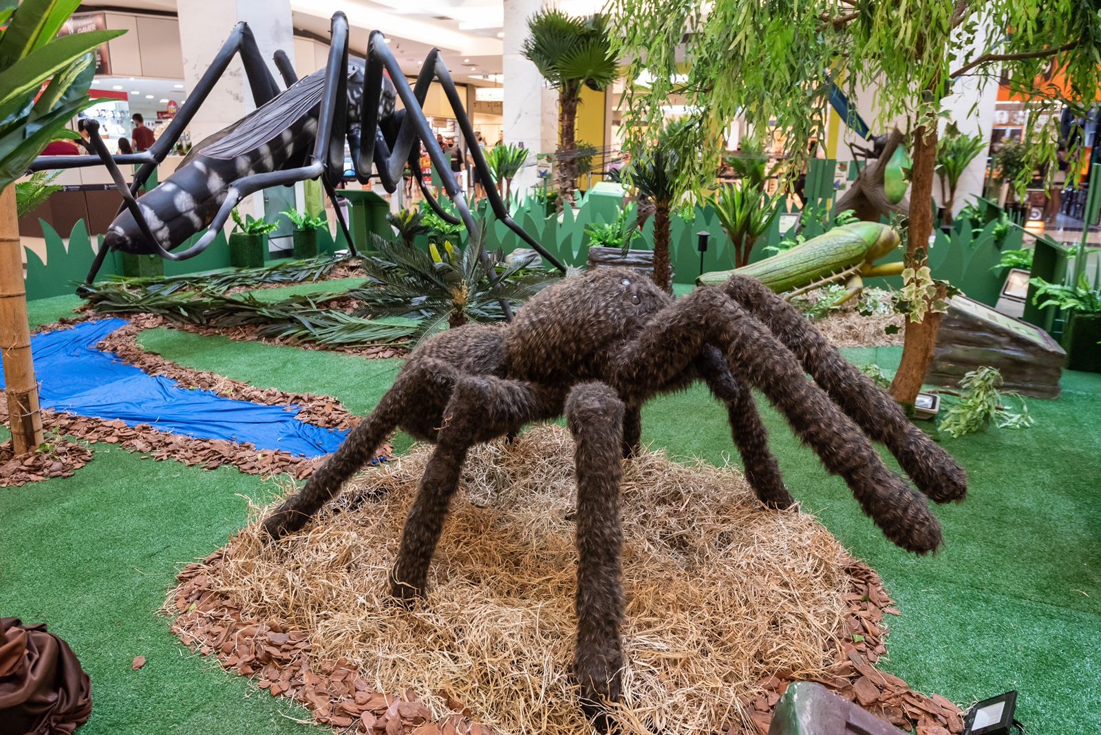 Mundo dos insetos gigantes é espaço para a criançada em shopping de Cuiabá  :: Leiagora, Playagora