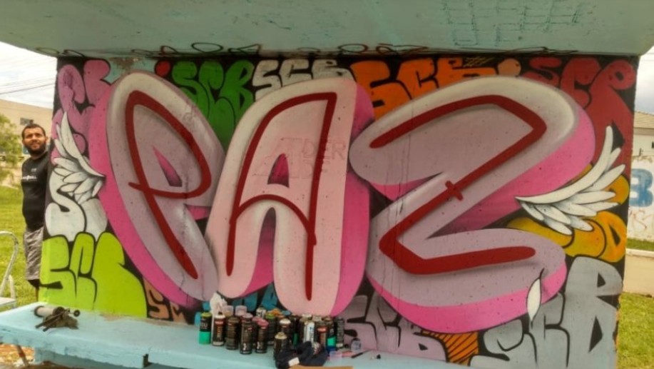 Cidade Samambaia, grafite no DF