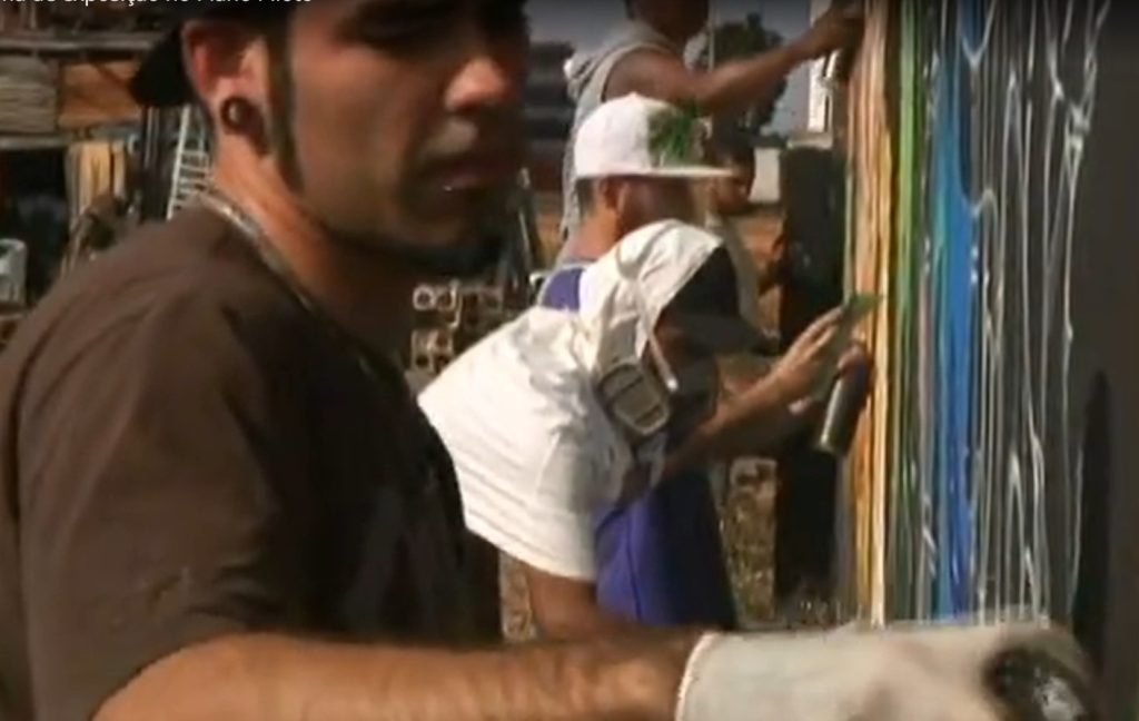 Cidade Samambaia, grafite no DF