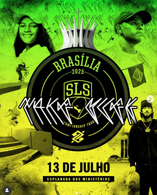 Brasília sedia pela 1ª vez etapa do maior campeonato de skate do mundo
