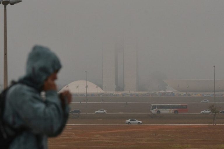 DF amanhece com sensação térmica de 6,5 °C e clima gelado