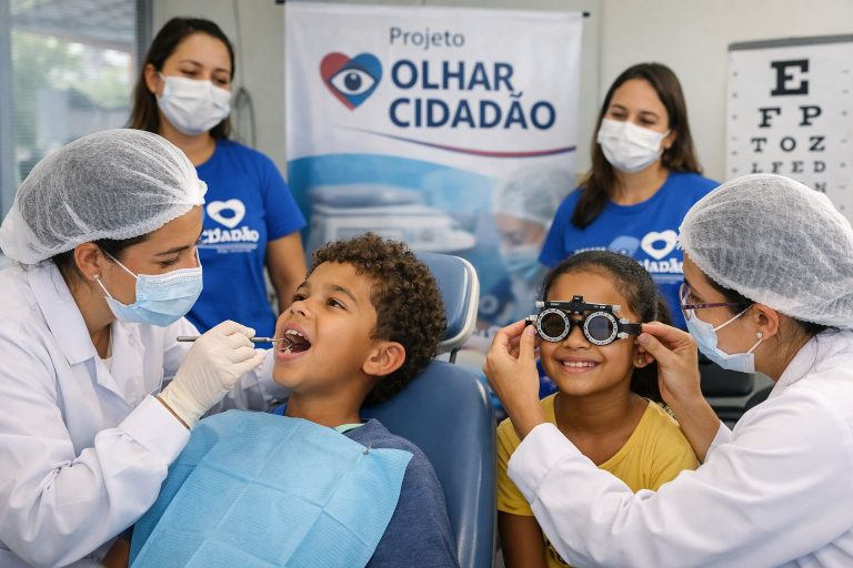 Projeto oferece atendimentos oftalmológicos e odontológicos gratuitos para estudantes da rede pública no DF