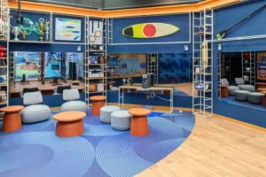Área interna da casa do BBB 2026