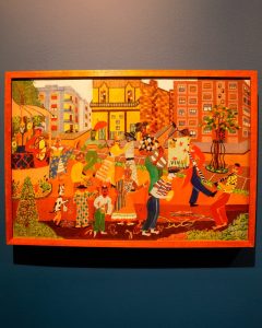 Quadro da mostra História da arte brasileira