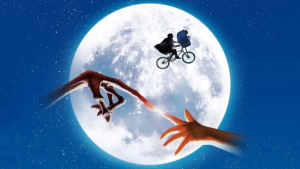 cena do filme E.T, o extraterrestre