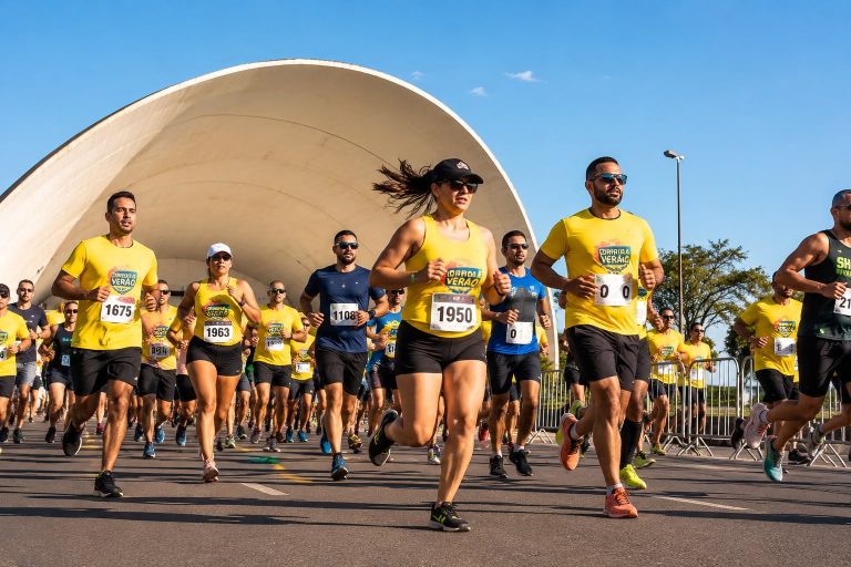 Evento em Brasília reúne corrida, esporte e lazer para toda a família