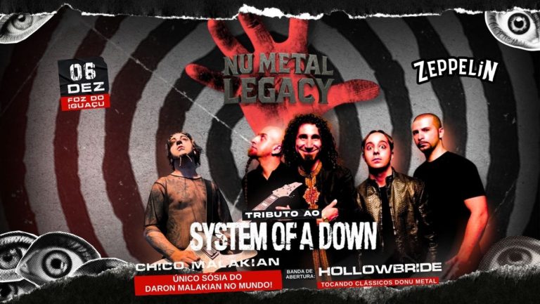 Tributo ao System of a Down com Chico Malakian (SP) – Foz do Iguaçu