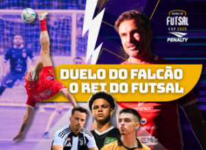 Falcão, o Rei do Futsal, vai entrar em quadra em Foz do Iguaçu em noite especial no Costa Cavalcanti