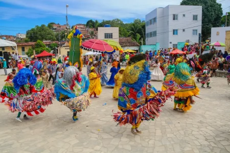 O Maracatu é bastante tradicional no carnaval de Olinda