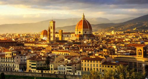 A Florença é uma das cidades históricas da região