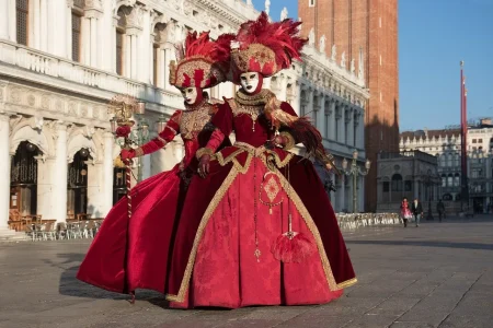 O Carnaval de Veneza é marcado pelas máscaras