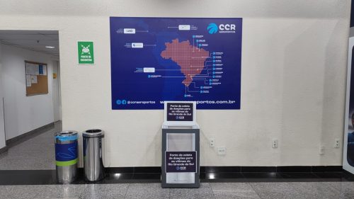 Aeroporto Goiania Ponto de doacao vitimas RS