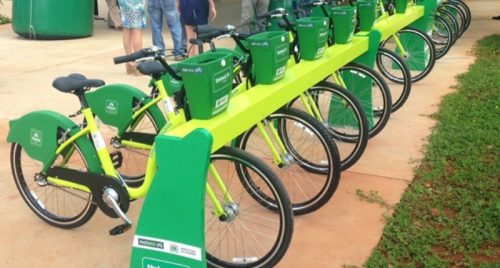 Bicicletas compartilhadas podem ajudar a desafogar o trânsito de Goiânia