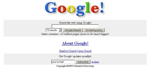 2013 04 05 google foi um dos sites que marcaram os anos 90