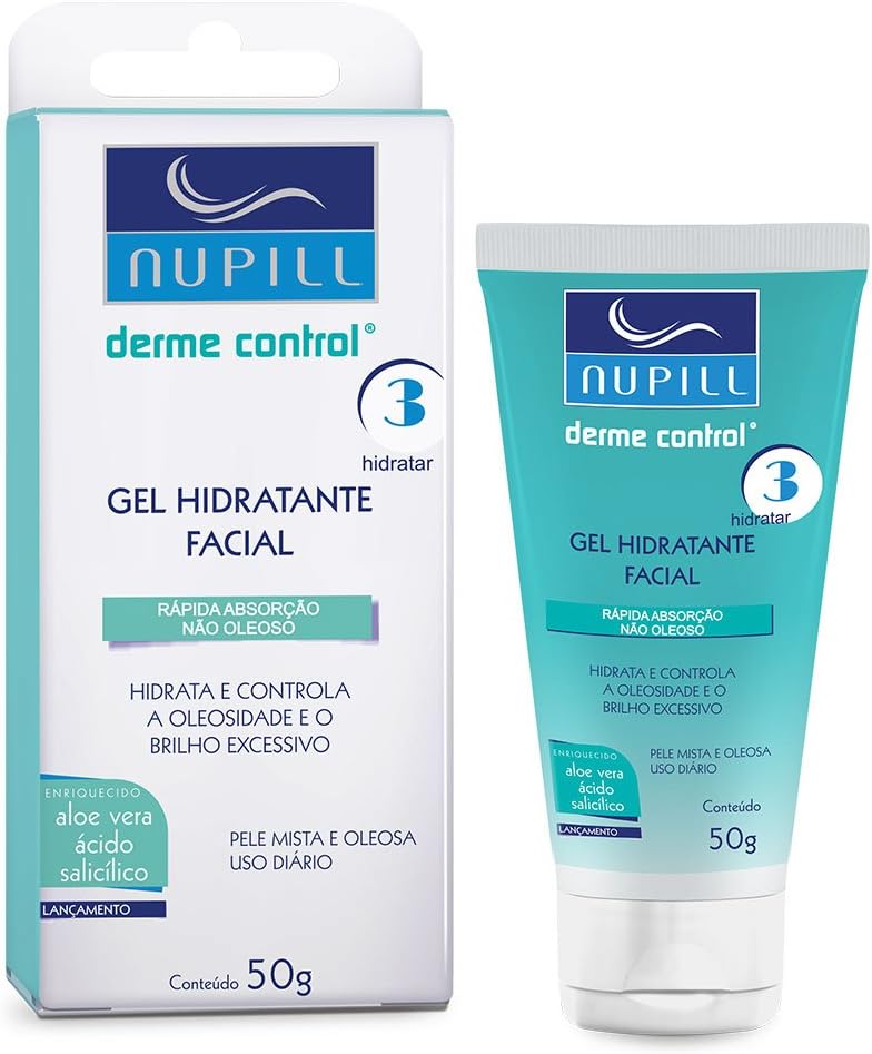 Nupill Gel Hidratante Facial Derme Control