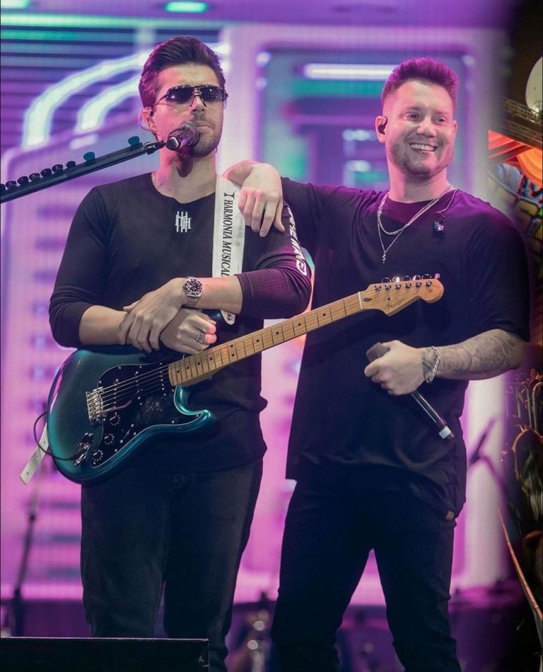 Matheus & Kauan e Hugo & Guilherme marcam presença em show de gravação de DVD de Bruno & Denner em Goiânia