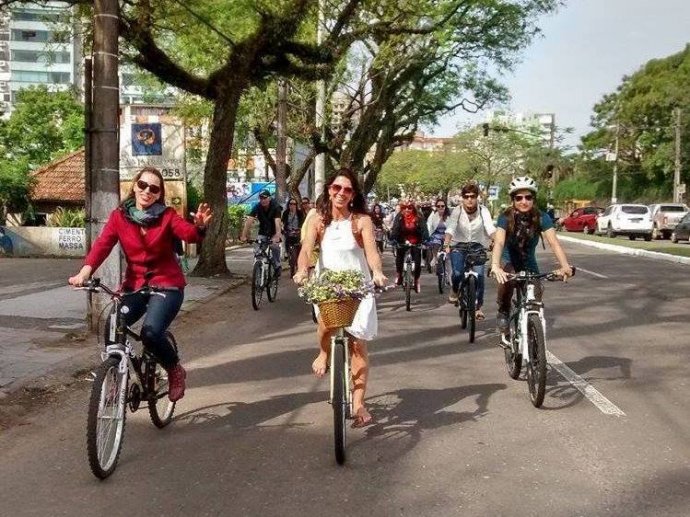 andar de bicicleta