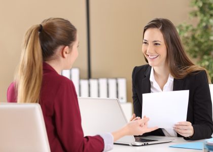 aprovação na entrevista