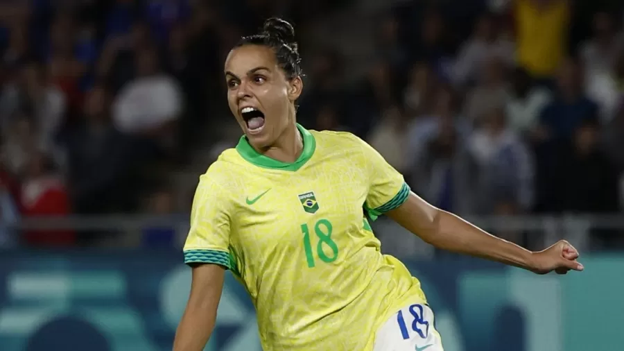 gabi portilho da selecao brasileira em jogo contra a franca pelas olimpiadas de paris