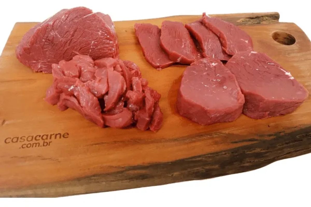 carne para almoço