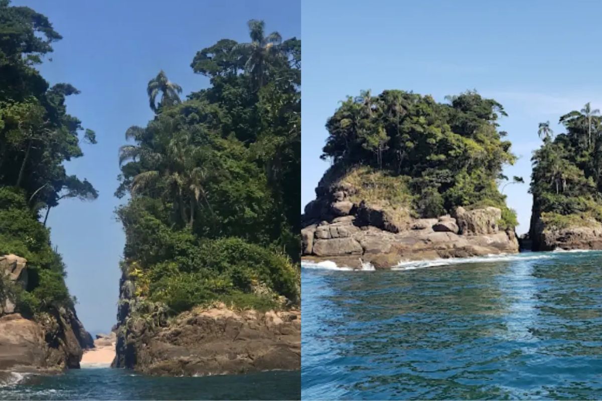 Ilha Rachada Ubatuba