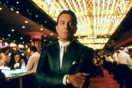 Cassino: luxo, corrupção e tragédias no cenário deslumbrante de Las Vegas, com direção de Martin Scorsese.
