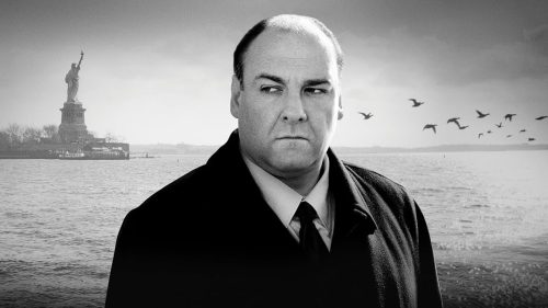 James Gandolfini como Tony Soprano: o chefe da máfia de Nova Jersey que equilibra poder, família e conflitos internos em Os Sopranos