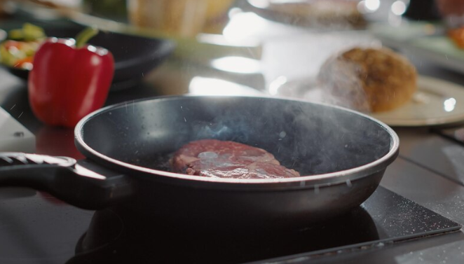 Bife na frigideira