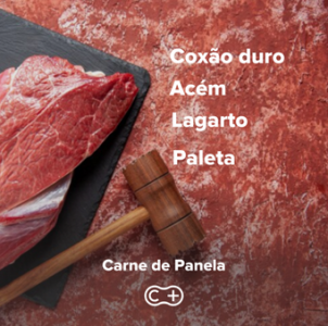 Cortes de carne para o preparo de carne de panela