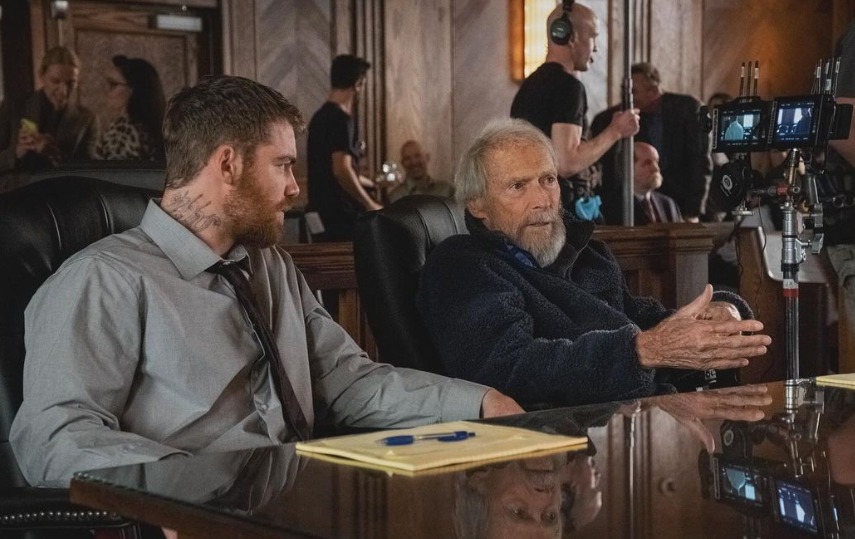 Gabriel Basso e Clint Eastwood