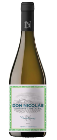 Don Nicolás Vinho Branco Argentino Chardonnay