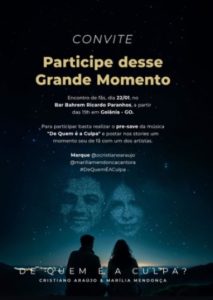 Encontro de fãs vai dar destaque ao lançamento da musica 
