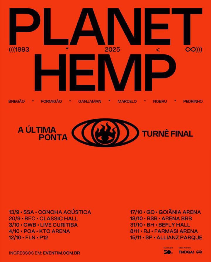 Planet Hemp faz show de despedida em Goiânia