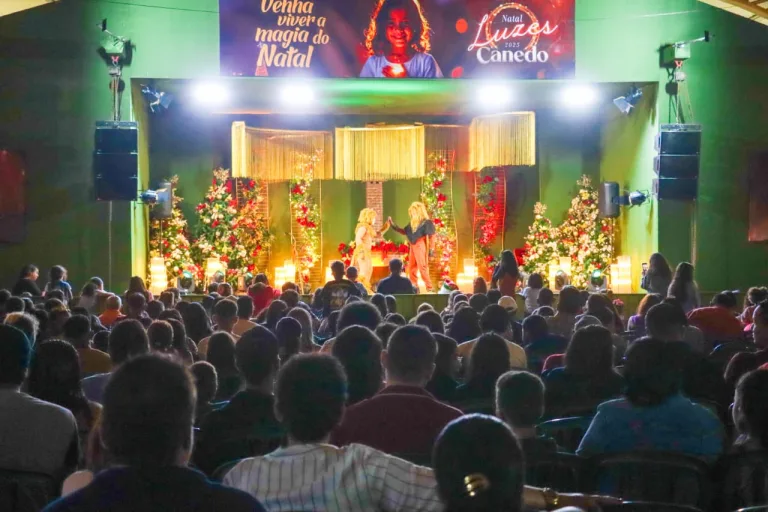 Natal Luzes transforma Senador Canedo em circuito iluminado com shows e espetáculos