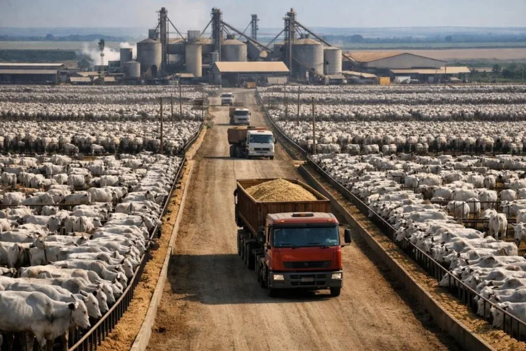 Maior confinamento de bois da América Latina fica em Goiás