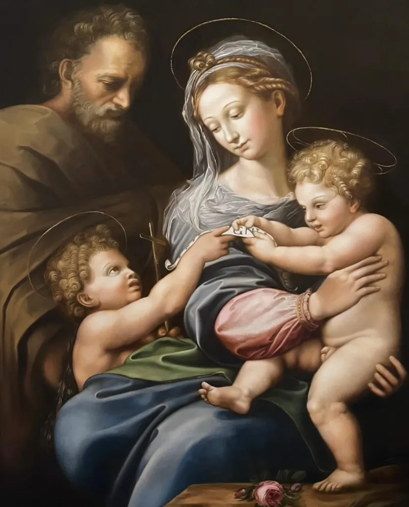 Obra de Gabriela Vaz Meirelles (cópia de Raffaelo Sanzio)