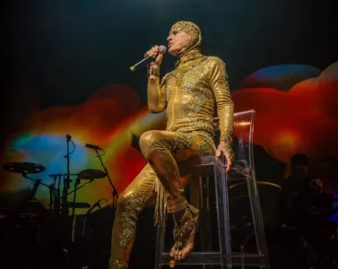 Ney Matogrosso em show da turnê "Bloco na Rua"