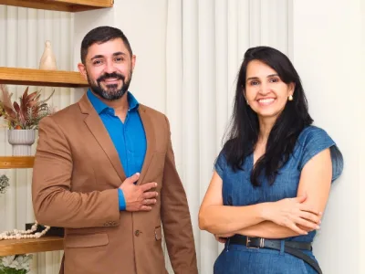 Chef de cozinha Pedro Ernesto e a empresaria Michele Zanol 2