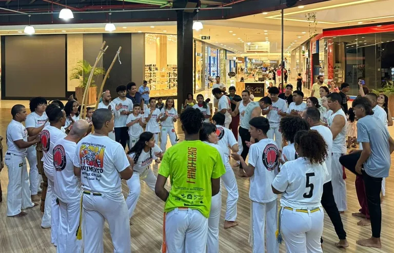 Shopping em Goiânia recebe evento gratuito de capoeira neste sábado (28/02)