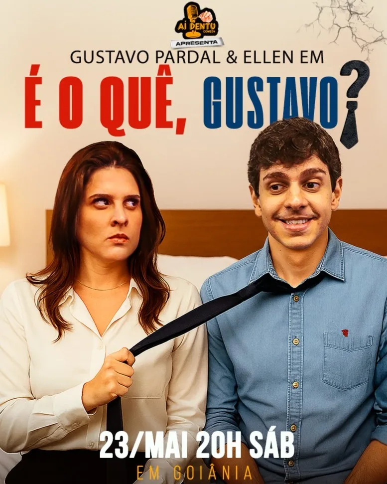 Casal Gustavo Pardal e Ellen se apresentam em Goiânia