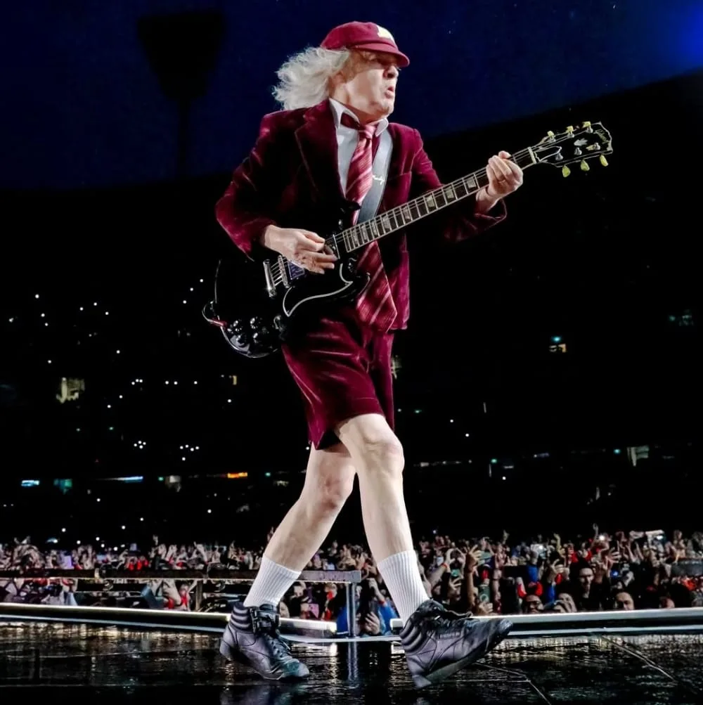 Angus Young em show do AC/DC