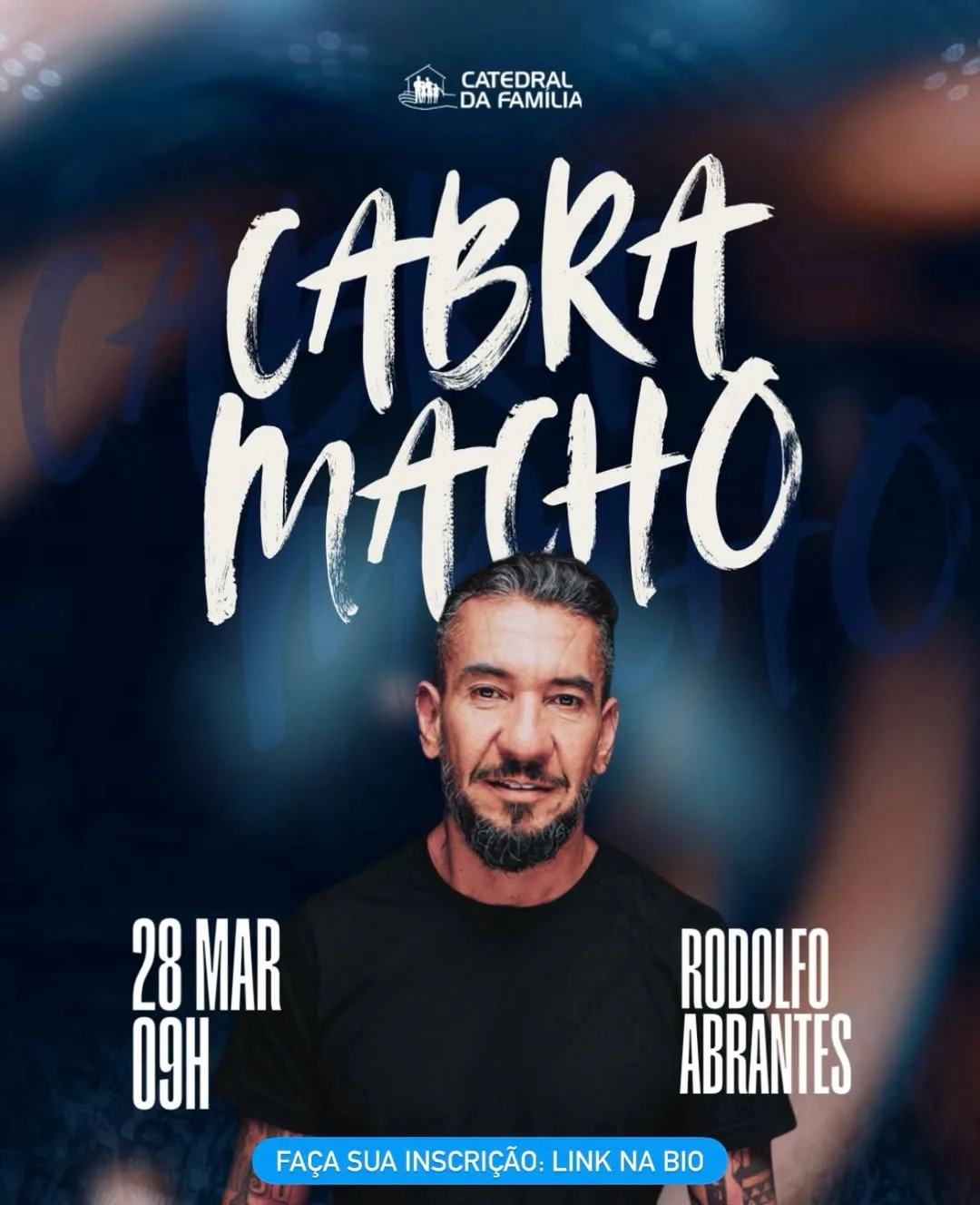 Rodolfo Abrantes participa de encontro cristão para homens em Goiânia neste sábado (28)