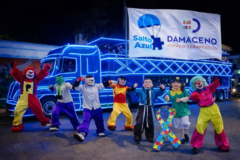 Goiânia recebe ação de conscientização sobre o autismo com passeio da Carreta Furacão