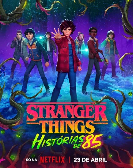Netflix divulga trailer da animação “Stranger Things: Histórias de 85”