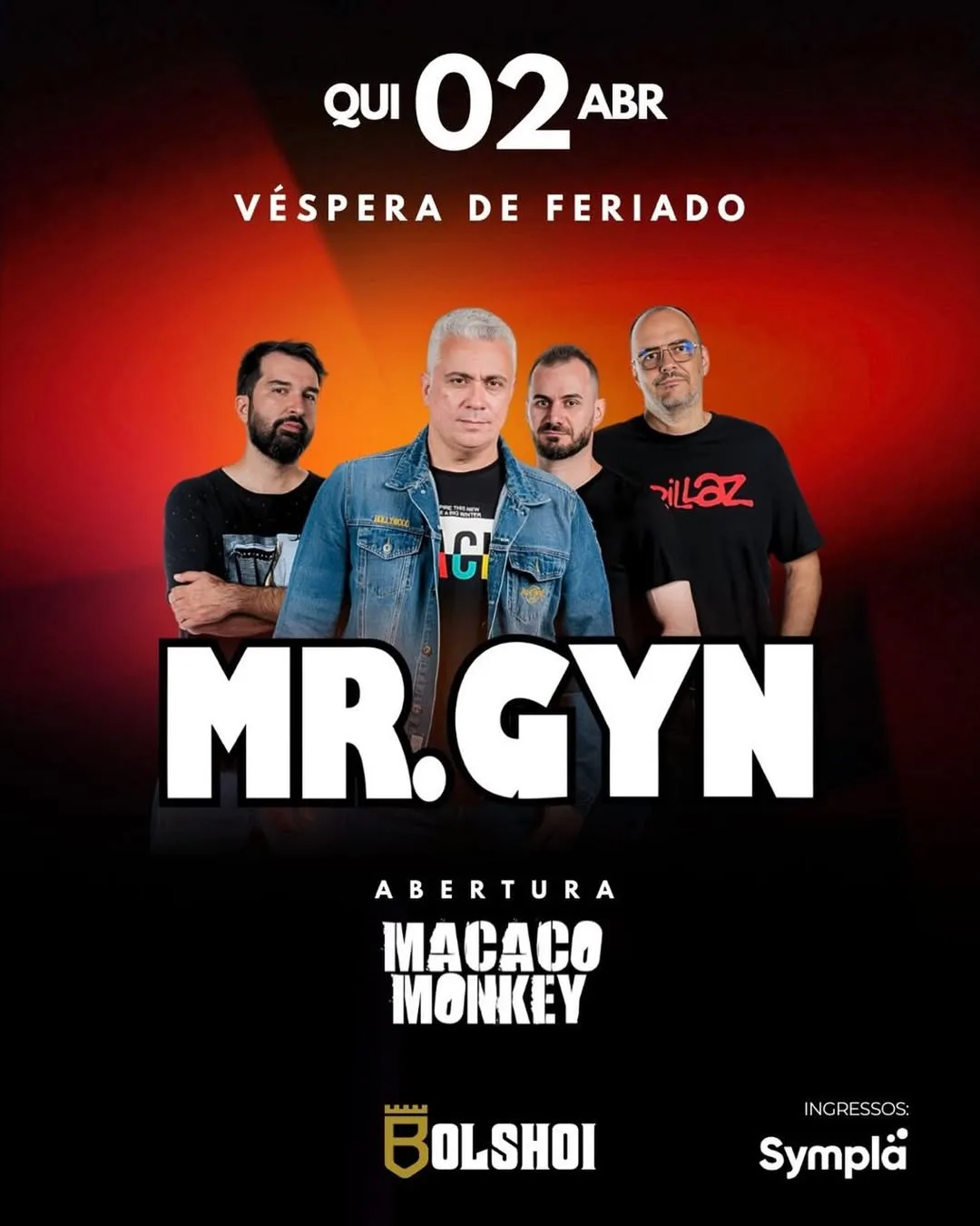 Banda Mr. Gyn faz show em Goiânia