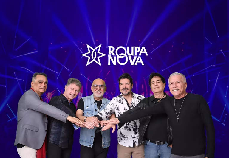 Roupa Nova retorna a Goiânia nesta sexta-feira (08/05)