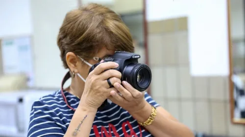 Curso de fotografia do Senac